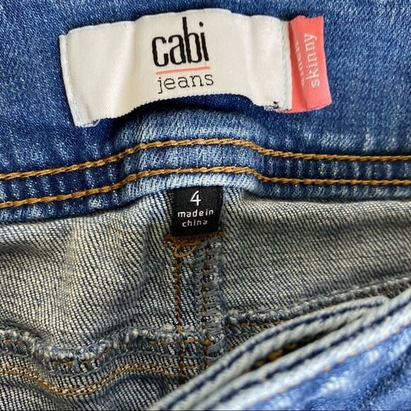 Cabi Skinny Ankle Jeans Sz 4 - Picture 8 of 9
